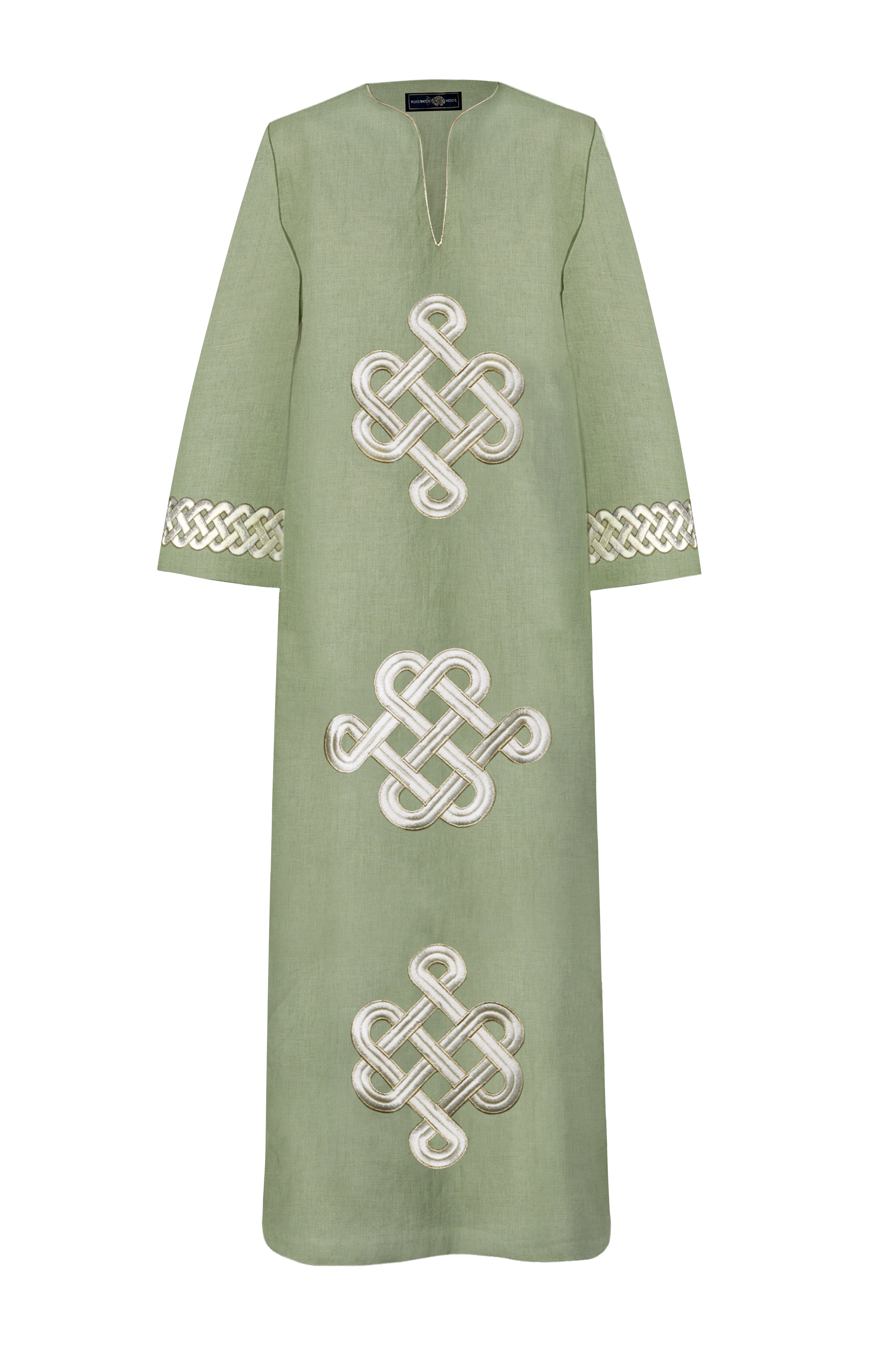 Taj Kaftan - Light Khaki Dresses - Kaftans & Casuals Rosewater House