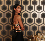 Jahan Bustier + Belt - Pink Tops RoseWaterHouse