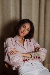 Carnation Blouse - Pink Tops - Blouse Rosewater House