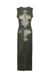 Aftab Dress - Khaki Dress Rosewater House