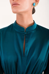 Firouz Dress - Teal Dresses Rosewater House