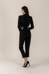 Zaman V-Neck Jumpsuit Rosewater House