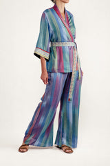 Darai Kimono Set - Blue Rosewater House