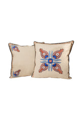 Embroidered "Laleh" Cushions Rosewater House