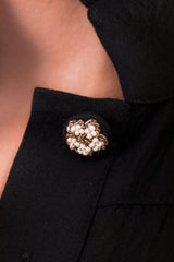 Lotus Blouse - Black Rosewater House