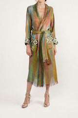 Darai Duster - Green Robe Rosewater House
