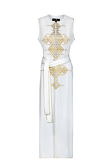 Aftab Dress- White Dress Rosewater House