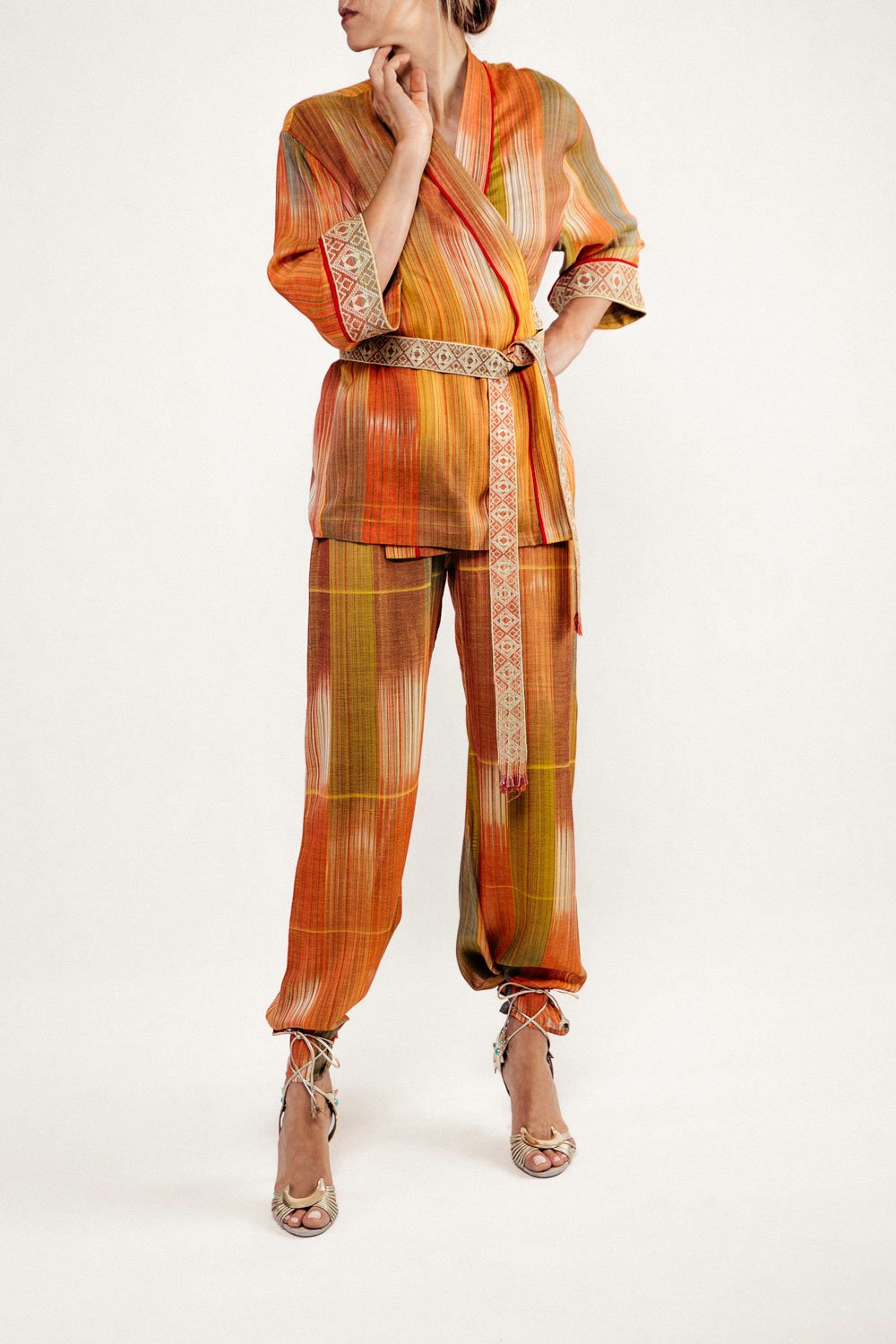 Darai Kimono Set - Yellow Rosewater House