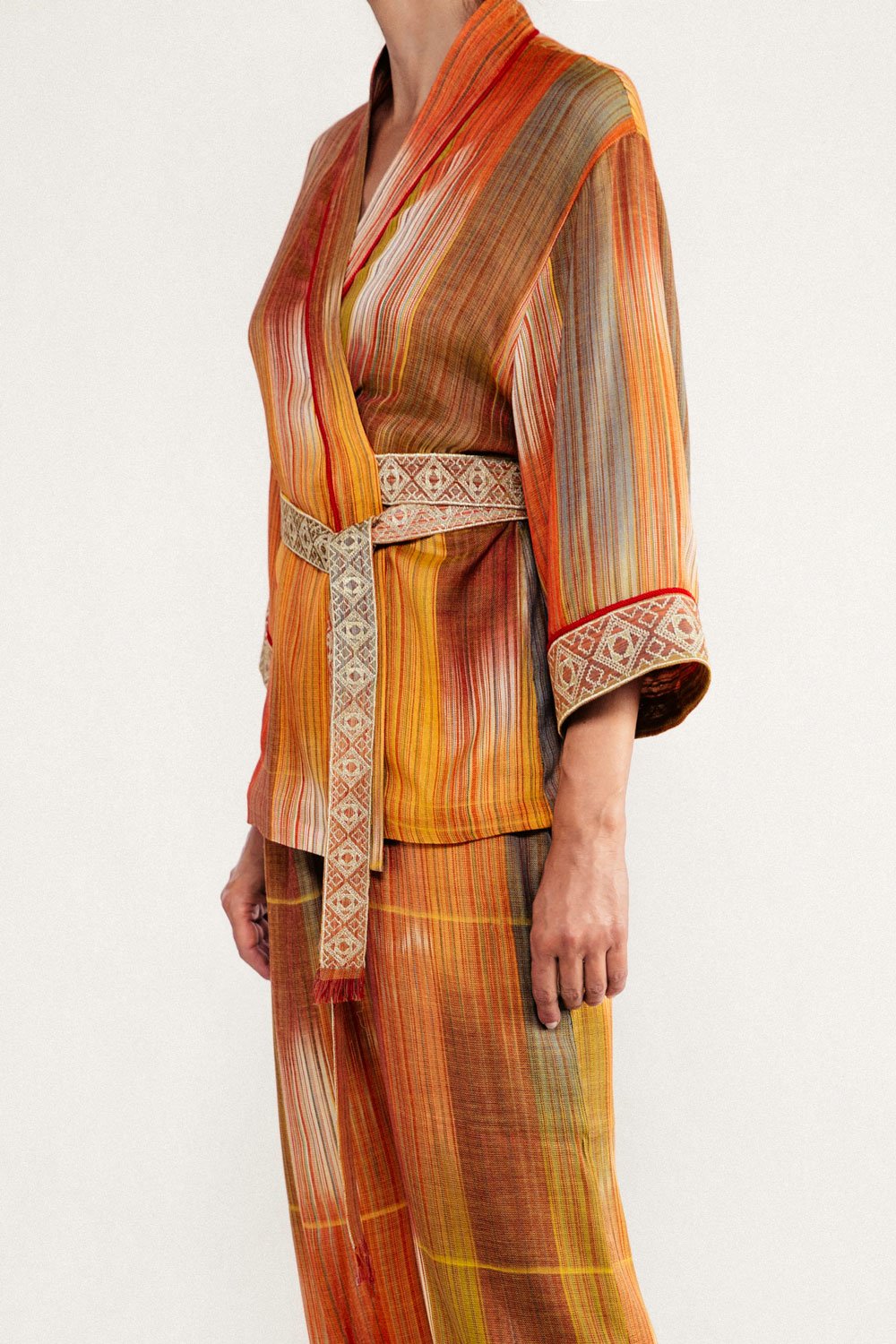 Darai Kimono Set - Yellow Rosewater House