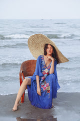 KHAZAR KAFTAN-BLUE Rosewater House