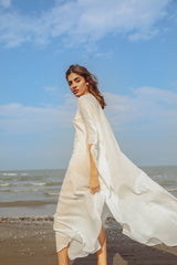 KHAZAR KAFTAN - WHITE Rosewater House