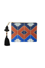 Gileva Pouch - Blue Rosewater House