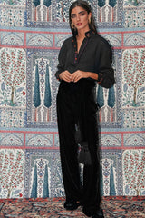 Boteh Blouse - Black Blouses Rosewater House