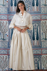 Boteh Blouse - Ivory Blouses Rosewater House