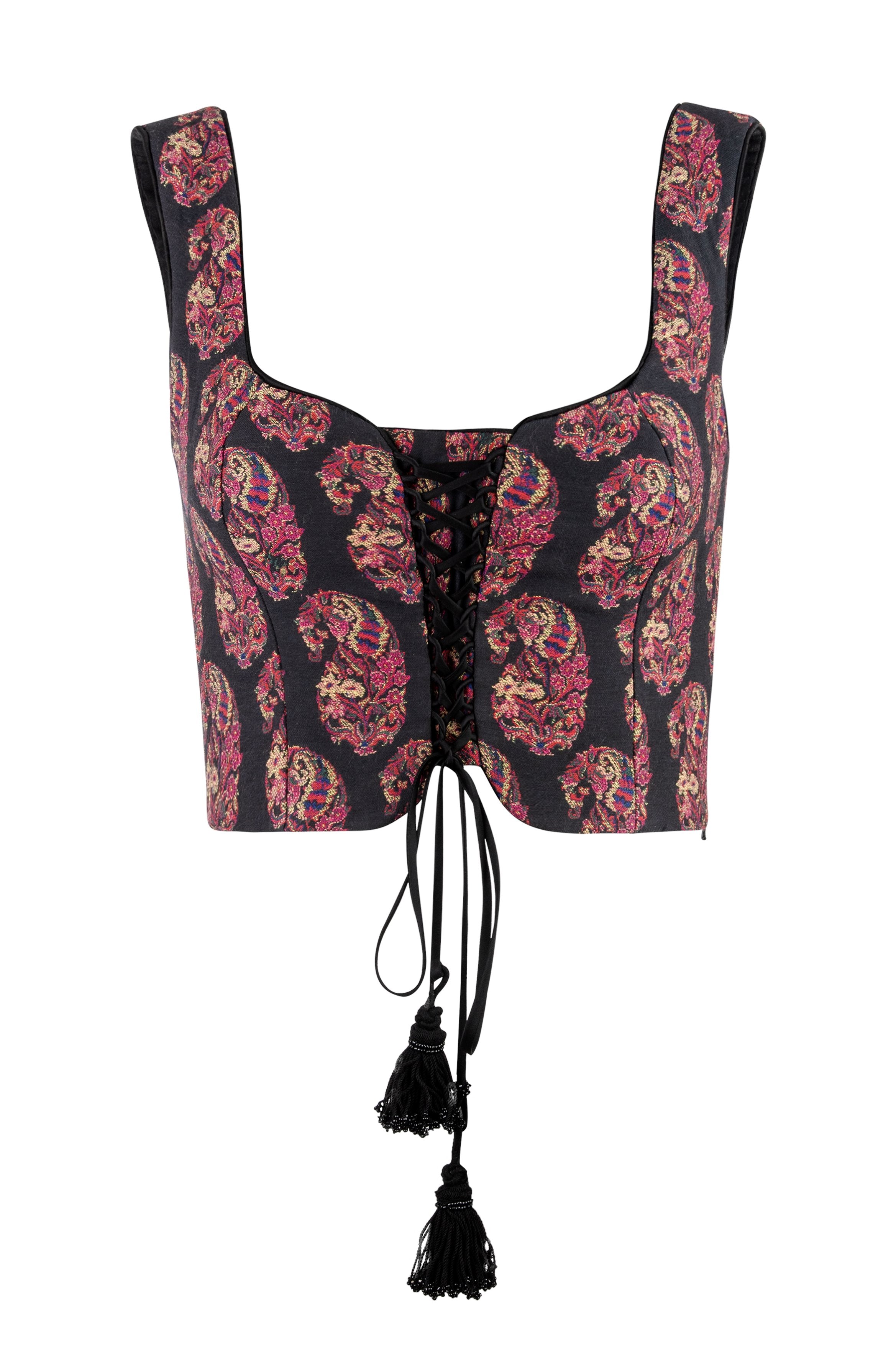 Shalimar Bustier - Termeh Tops - Bustier & Embroidered Rosewater House