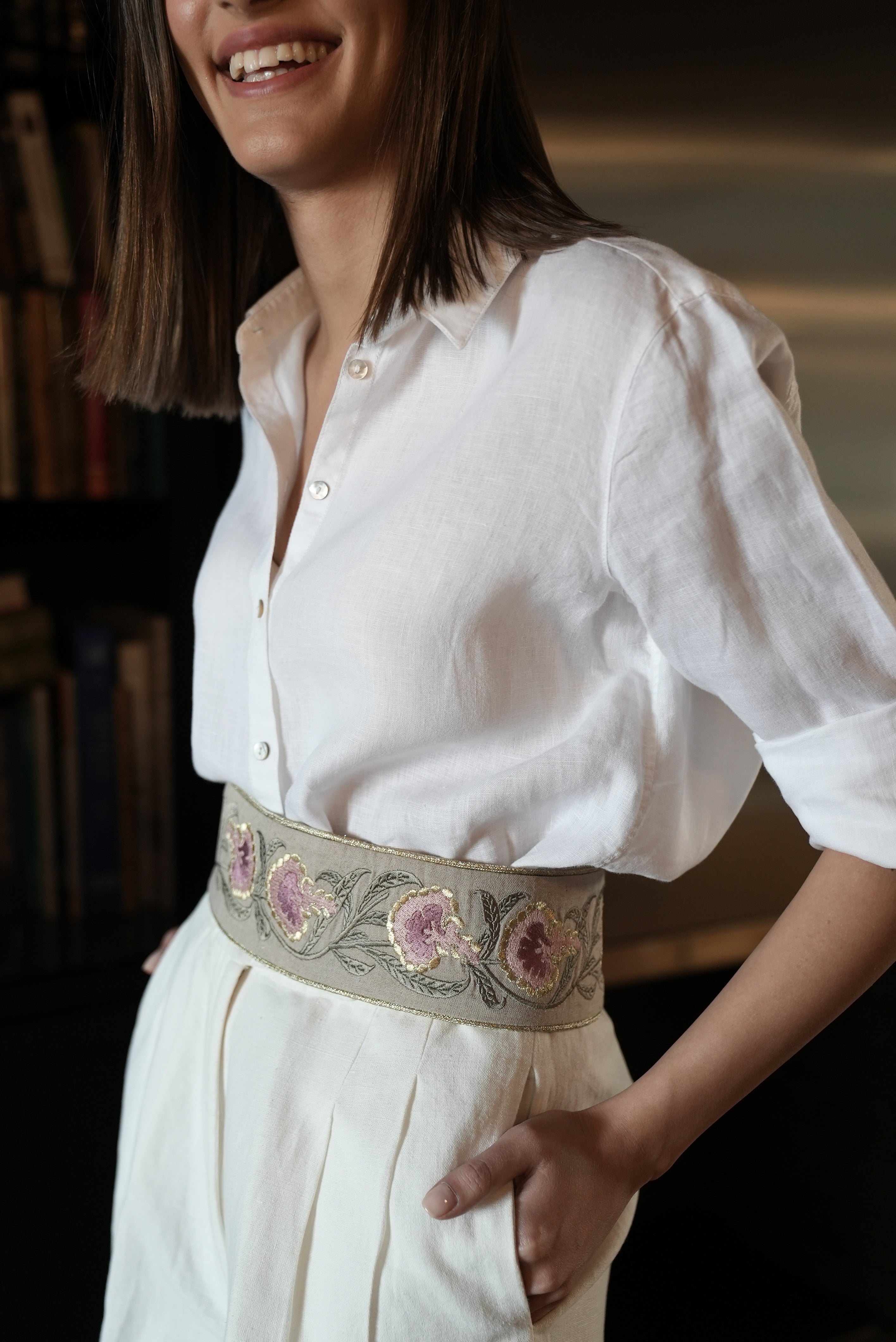 Carnation Belt- Pink Accessory - Belts Rosewater House