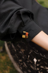 Gileva Blouse - Black Tops-Blouse Rosewater House