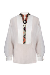 Gileva Blouse - White Tops-Blouse Rosewater House