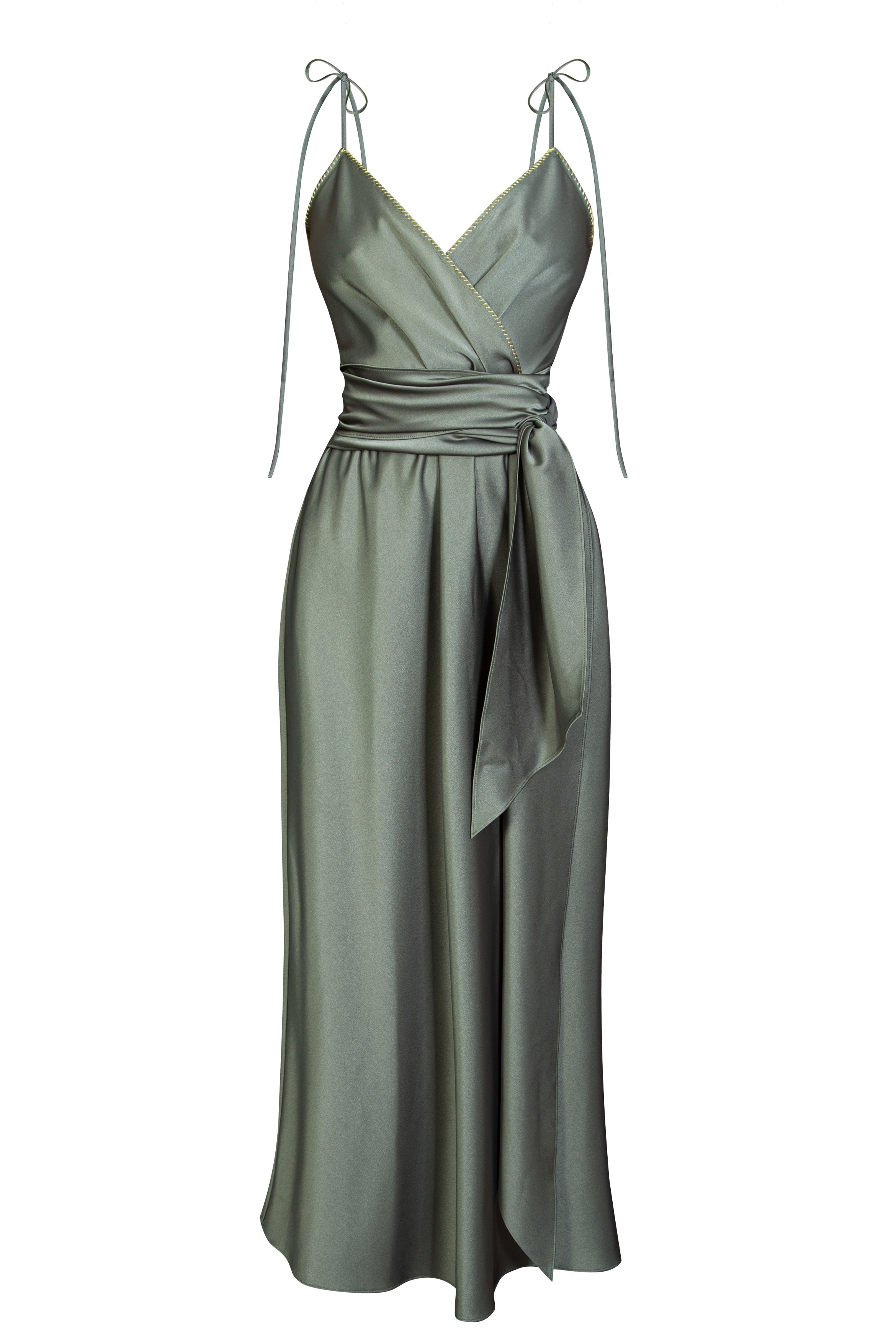Ojas Dress - Army Green Dresses Rosewater House