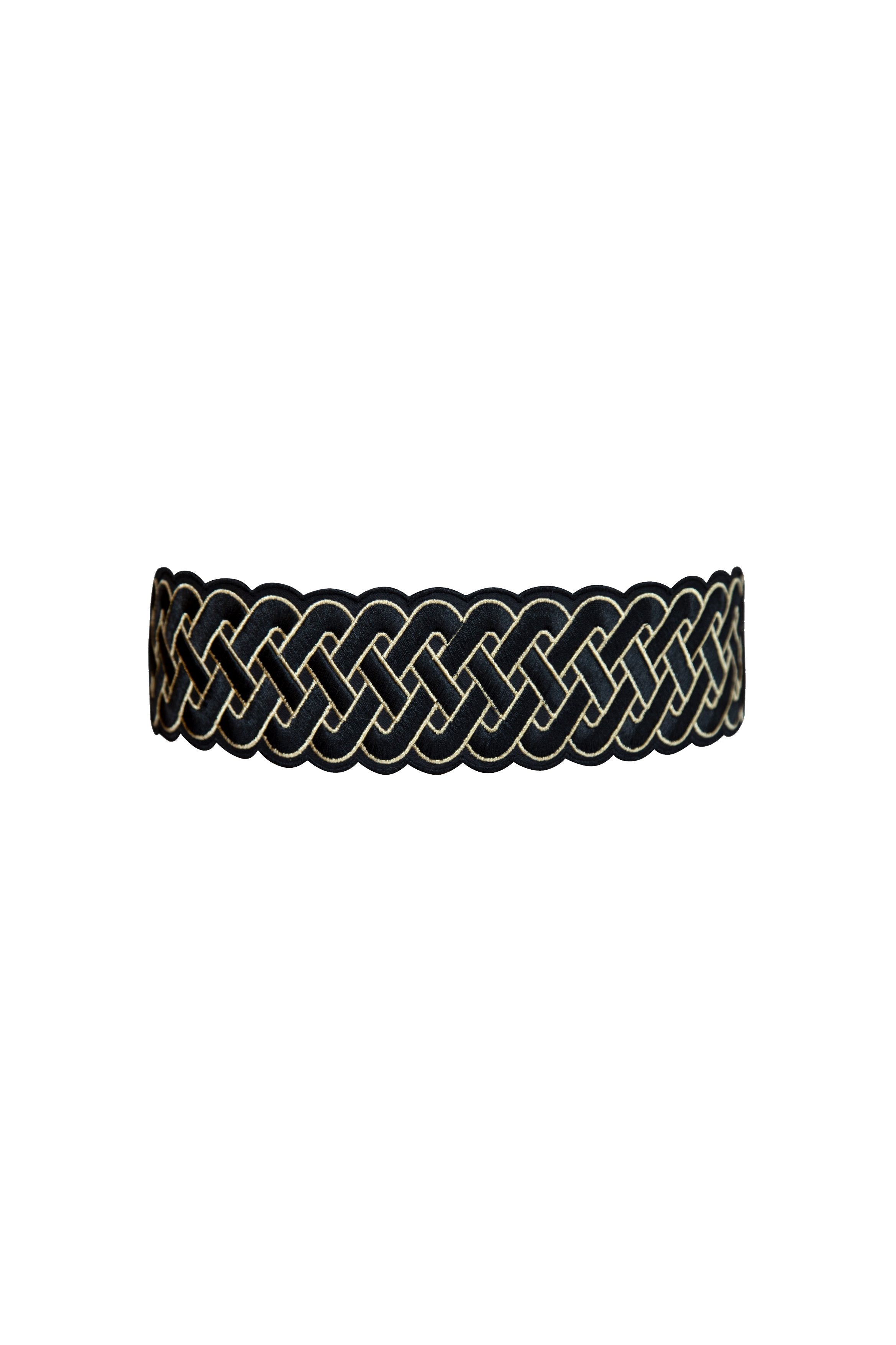 Black Gisou Belt - Black & Gold Accessory - Belts Rosewater House
