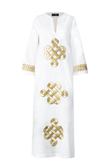 Taj Kaftan - White Dresses - Kaftans & Casuals Rosewater House