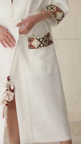 Balouch Duster - White