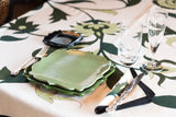 Isfahan Hand Painted Napkins - Green RoseWaterHouse