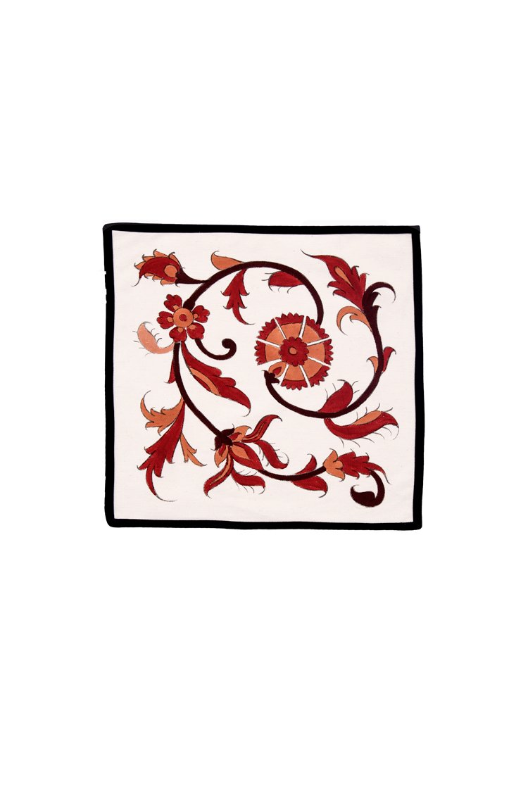 Isfahan Hand Painted Napkins - Red RoseWaterHouse 