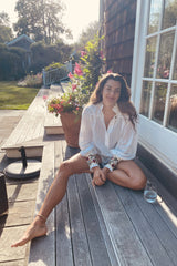 Carnation Blouse - White Blouses Rosewater House