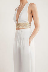 Pillar Pant - Ivory Rosewater House