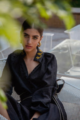 Golab Blouse - Black Tops-Blouse Rosewater House