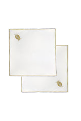 Embroidered "Laleh" Napkins Rosewater House