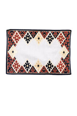 Hand-Embroidered Placemats - Brick RoseWaterHouse