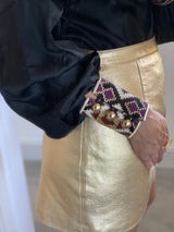 Silk Yar Blouse - Black Tops RoseWaterHouse