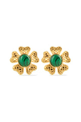 Sogol Earrings - Malachite earrings Rosewater House 