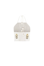 Gilda bustier - Lilium Embroidered Offwhite & Yellow Tops - Bustier & Embroidered Rosewater House