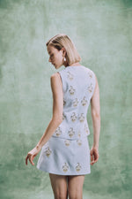 Sarv Vest - Blue & White Rosewater House