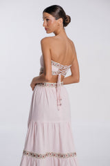 Carnation Ruffle Skirt - Pink Bottoms - Skirts Rosewater House 