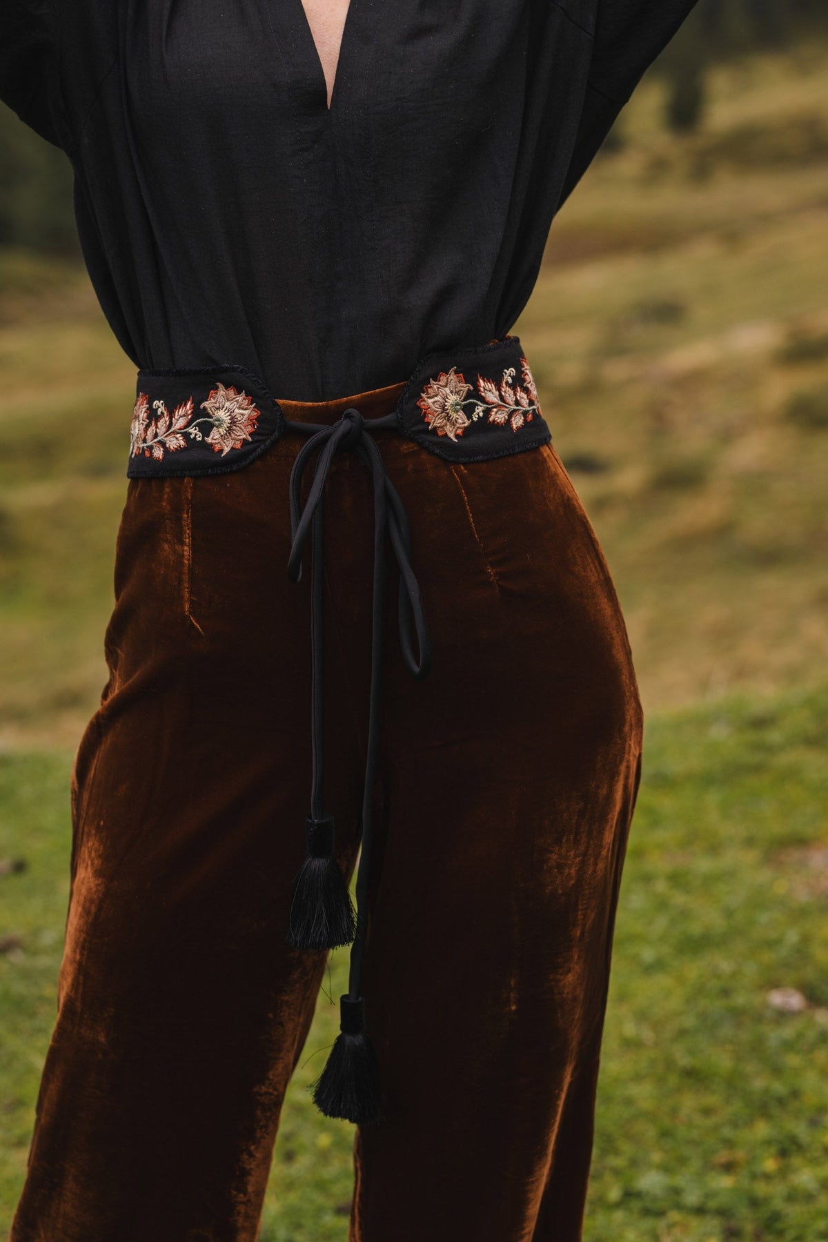 Golestan Belt - Golestan Embroidery Accessory - Belts Rosewater House 