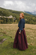 Yas Skirt - Tafetta Bottoms - Skirts Rosewater House 