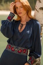 Chiara Blouse - Denim Tops - Blouse Rosewater House 