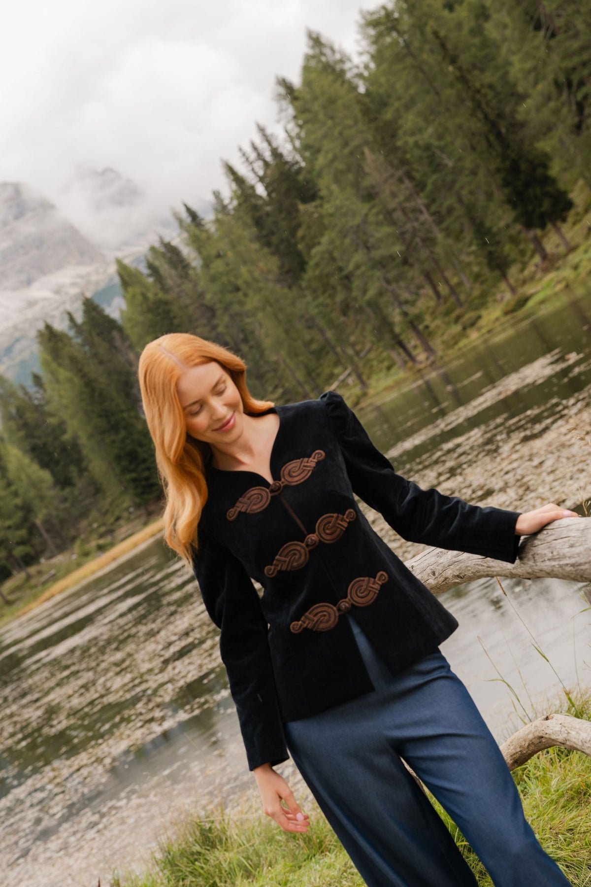 Coco Jacket - Velvet Outerwear - Blazer & Jackets Rosewater House 