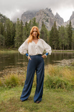 Raha Pants - Denim Bottoms - Pants Rosewater House 