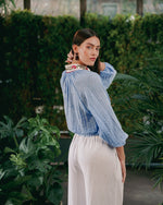Ania Blouse - Blue Tops - Blouse Rosewater House