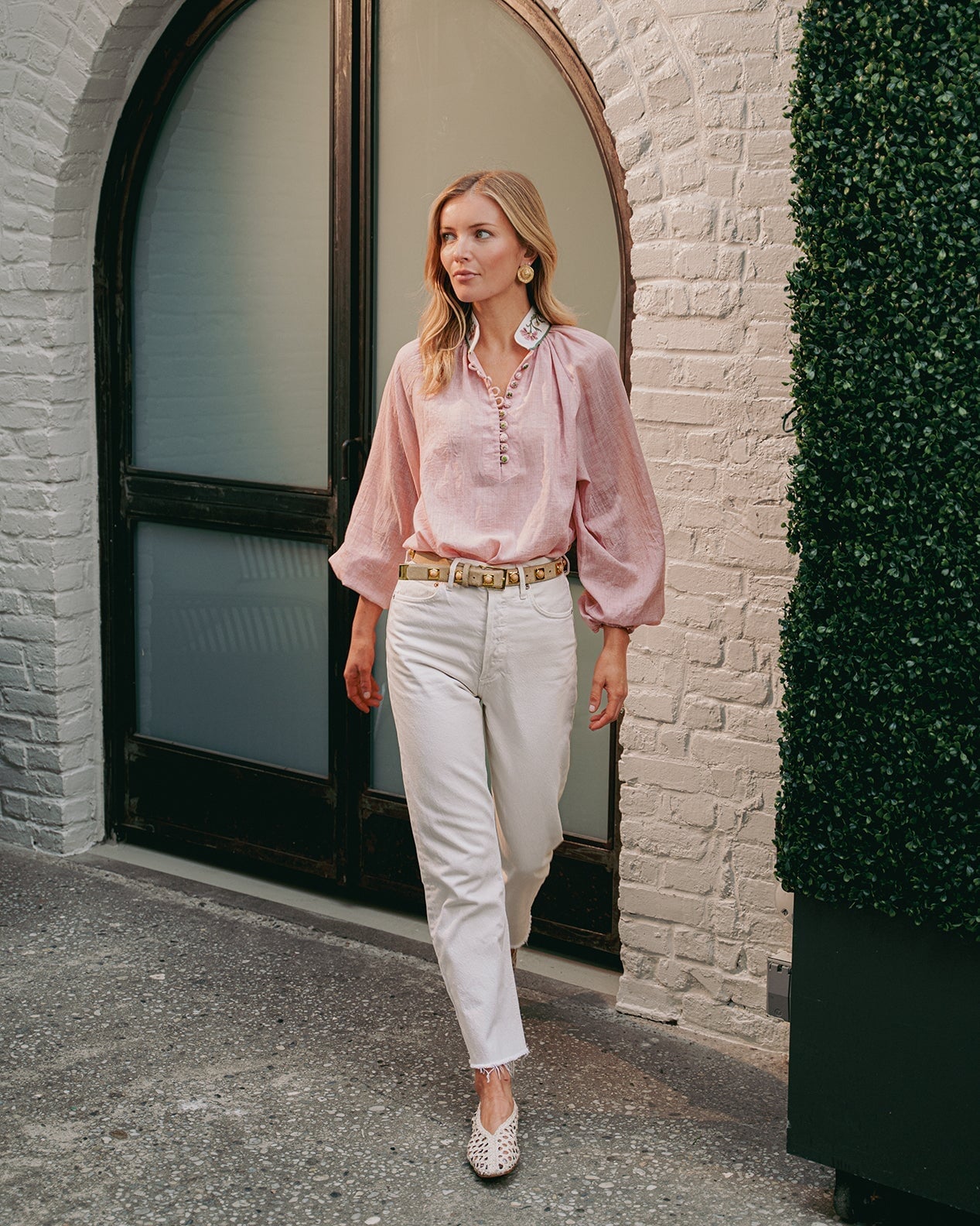 Ania Blouse - Pink Tops - Blouse Rosewater House