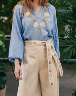 Ivy Pant - Ivy Embroidery Bottoms - Pants Rosewater House 