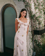 Malika Dress - Fiona Embroidery Dresses - Midi Rosewater House 