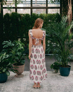 Malika Dress - Ghalamkar Fiona Blockprint Dresses - Midi Rosewater House 
