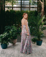 Sara Maxi Dress - Golestan Printed Voile Turquoise Dresses - Maxi Rosewater House