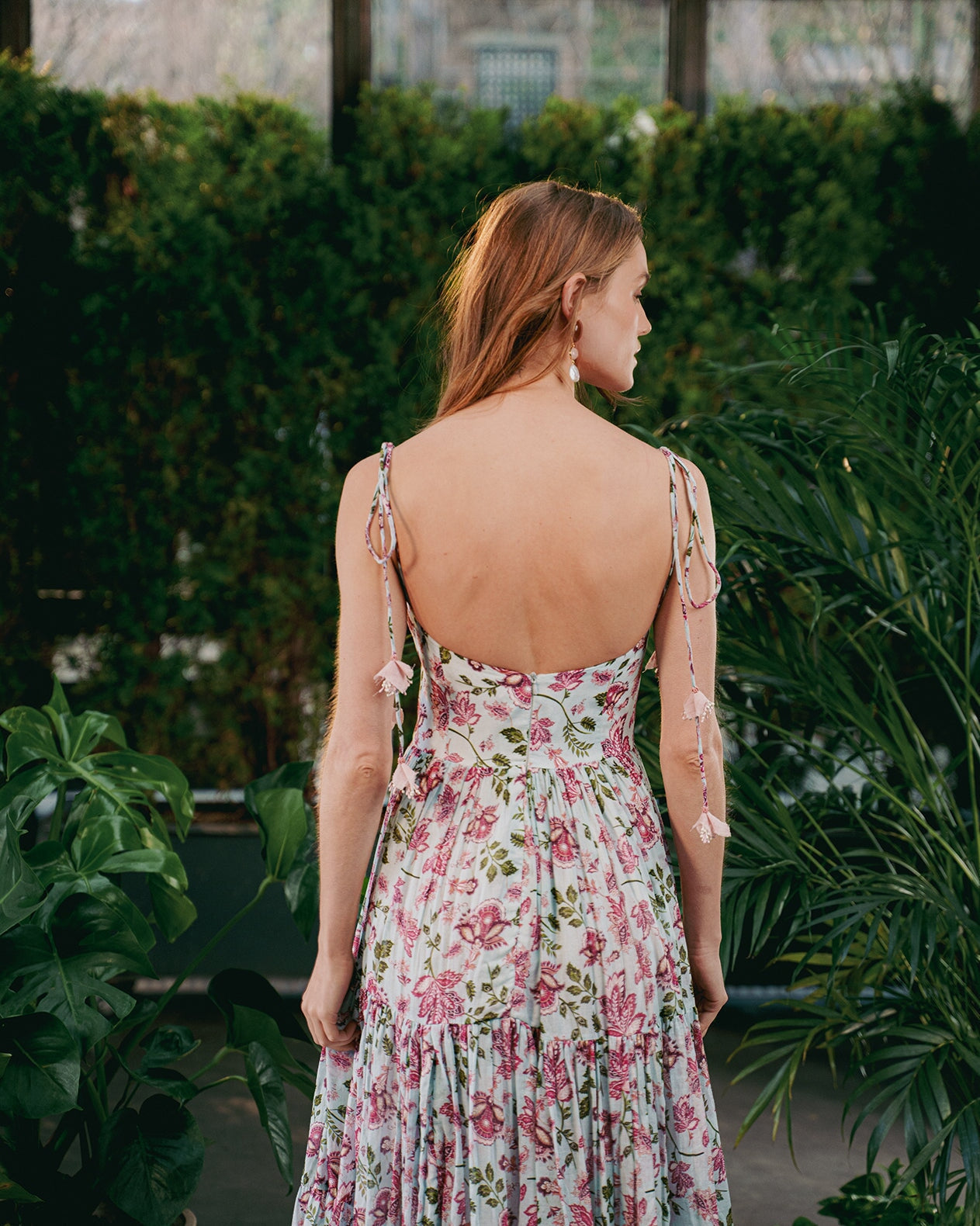 Sara Maxi Dress - Golestan Printed Voile Turquoise Dresses - Maxi Rosewater House